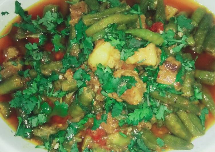 Simple Way to Prepare Super Quick Homemade Bhindi Gosht