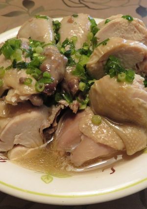 蔥油雞(電鍋料理) 的食譜成品照片