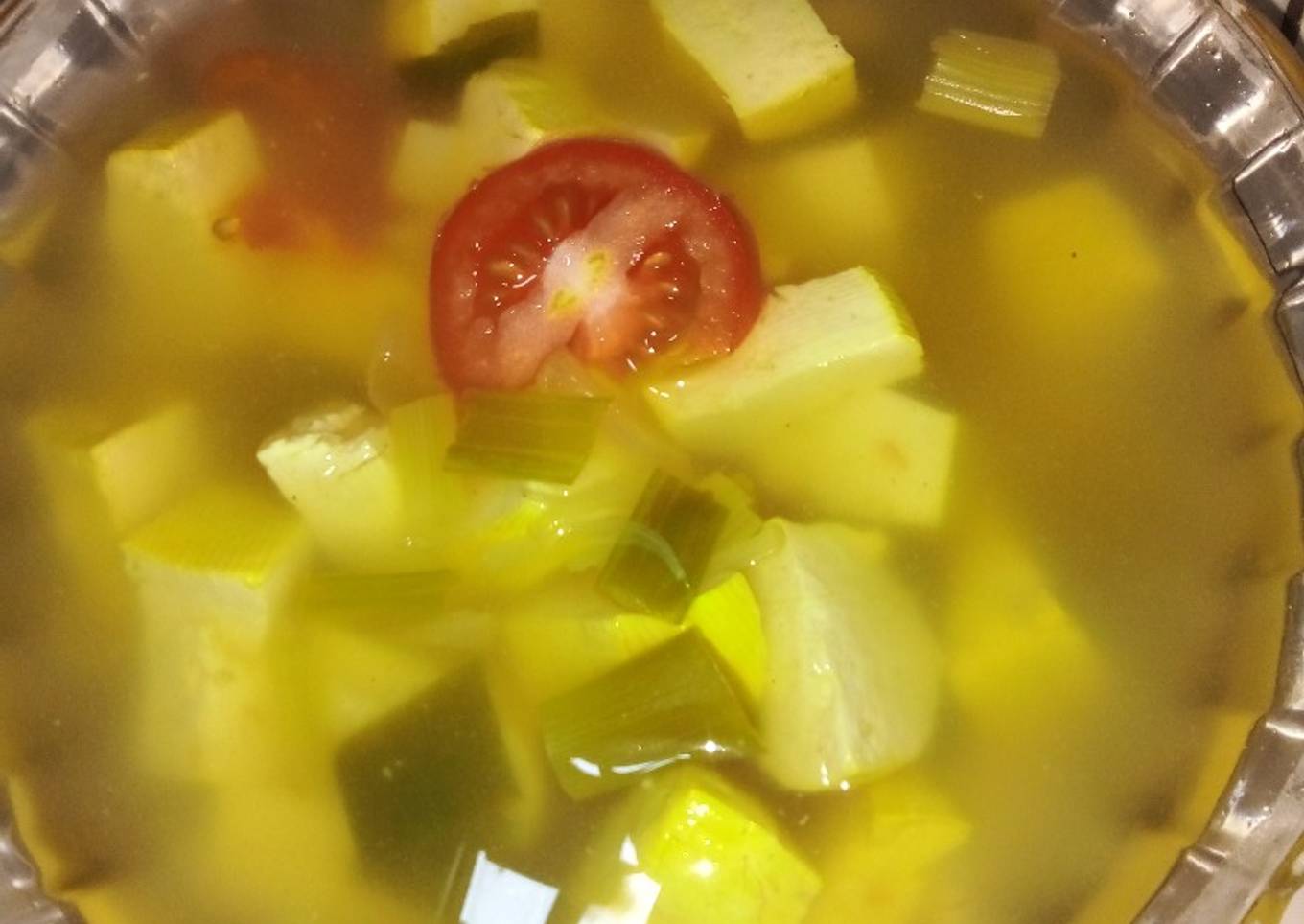 Sayur tahu bening