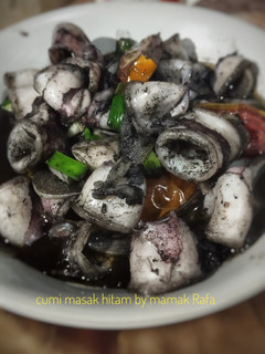 Foto resep Cumi masak hitam