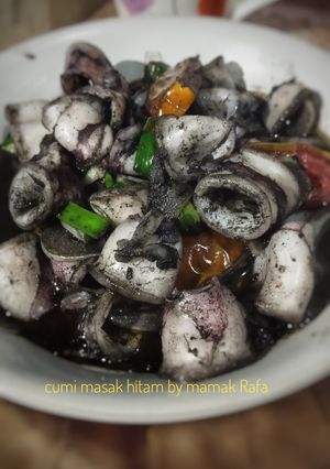 Foto resep Cumi masak hitam