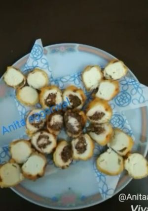 A picture of #Cheesy starter snack#5 ingredients.