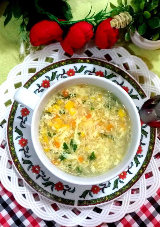 Foto resep 115. Sup Jagung Telur