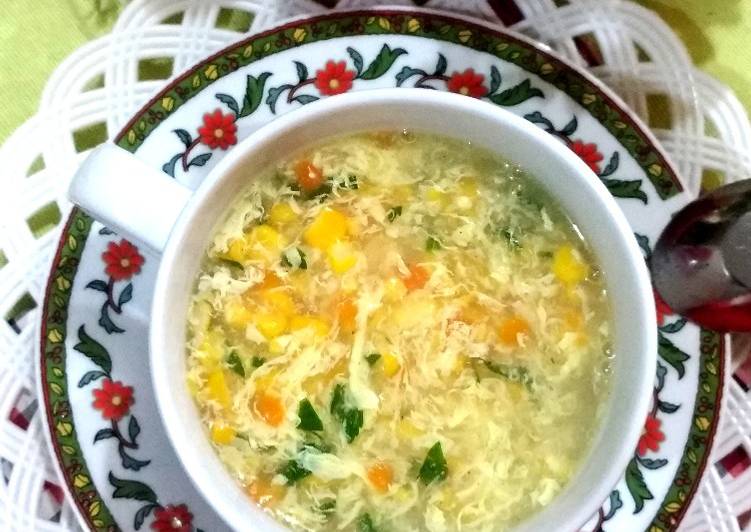 Resep 115. Sup Jagung Telur Anti Gagal