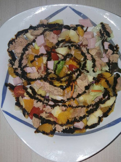 Una foto de Ensalada tropical