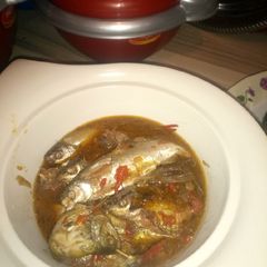 A picture of Fish pepper soup.