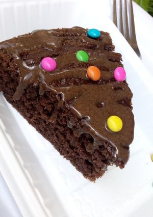 A picture of Moist Chocolate Cake.