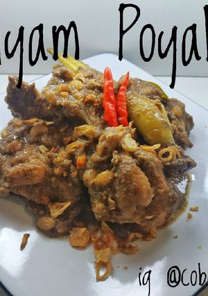 Foto resep AYAM POYAH kacang kedele
