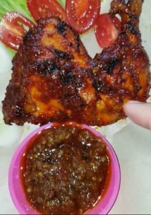 Foto resep Ayam bakar madu/rujak