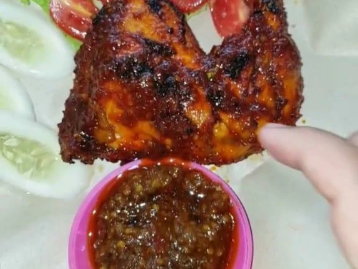 Cara Gampang Menyiapkan Resep Ayam bakar madu/rujak yang Lezat Sekali Anti Ribet, Mantap Sekali