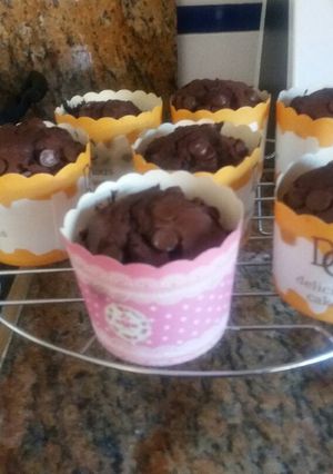 Una foto de Muffins de chocolate