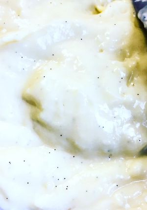 Une photo de Crème pâtissière vanille