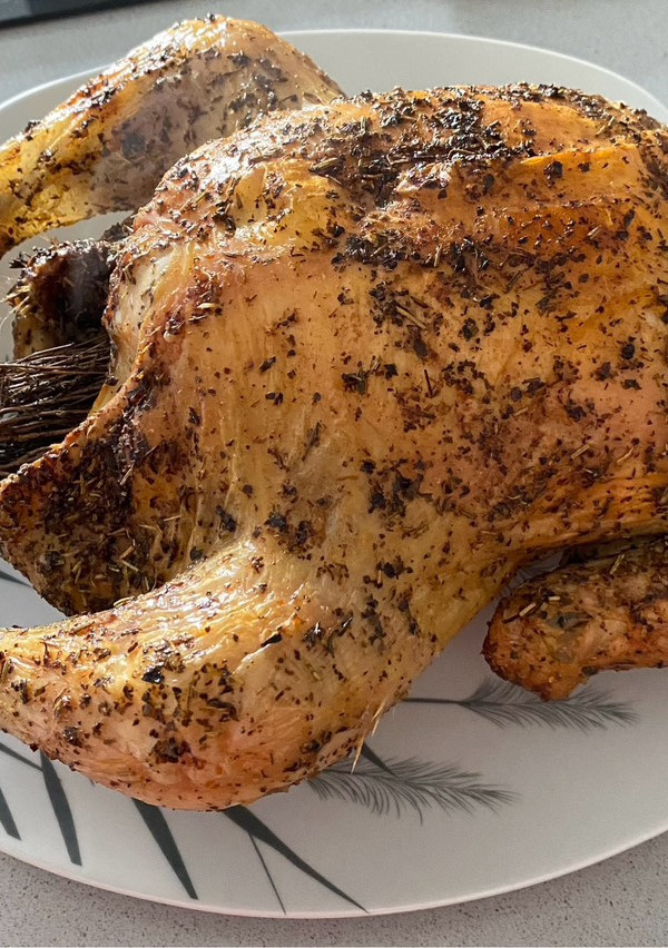 Una foto de Pollo asado