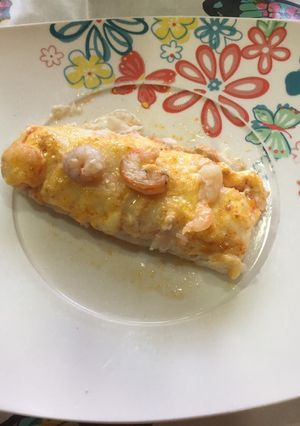 Una foto de Merluza gratinada