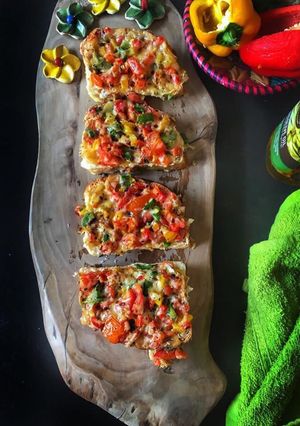 A picture of Bruschetta.