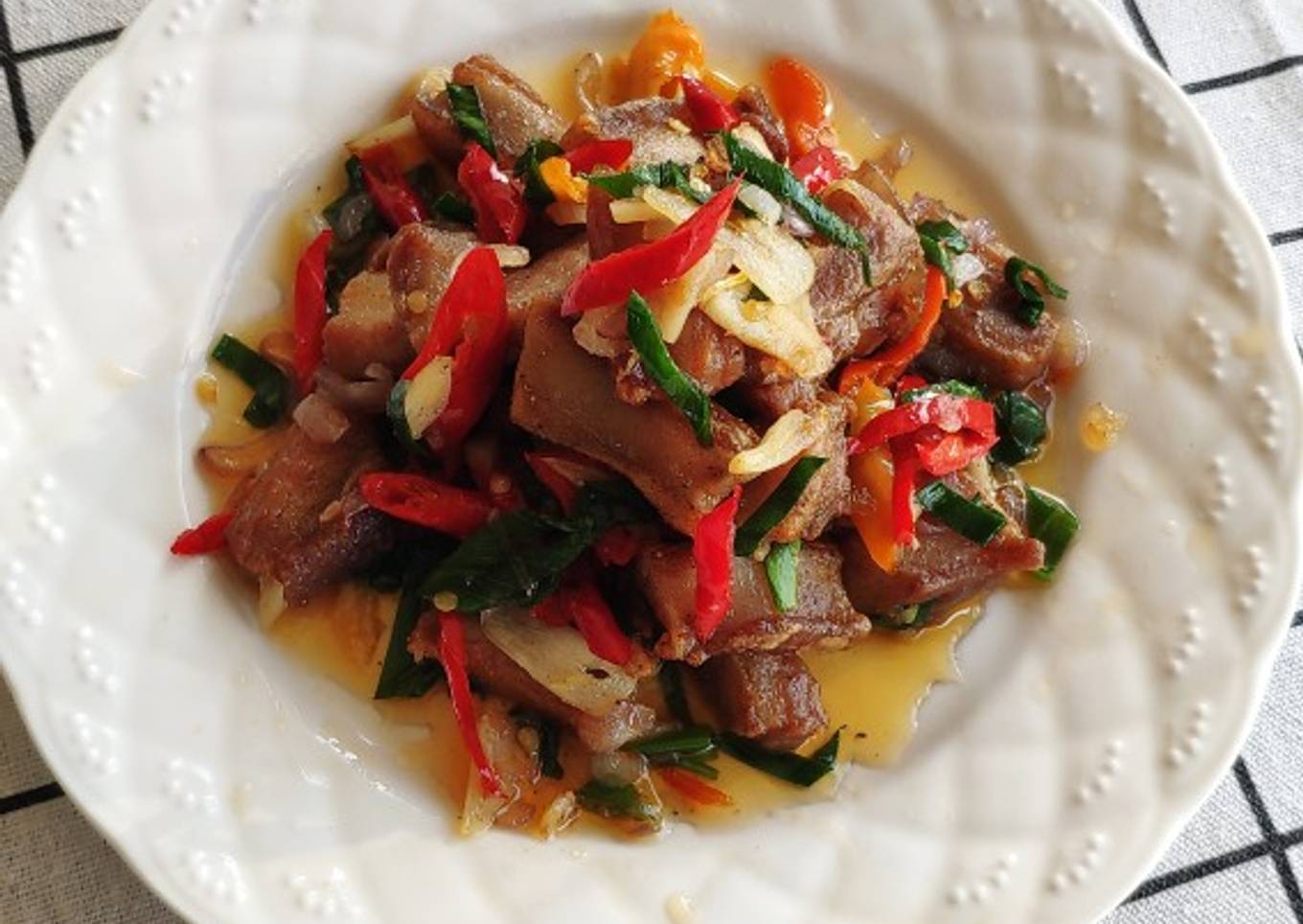 Pork Belly Cabe Garam