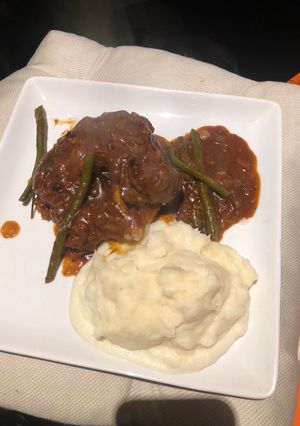 A picture of Osso buco.