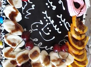 صورة لوصفة كيكة عيد ميلاد بنتي