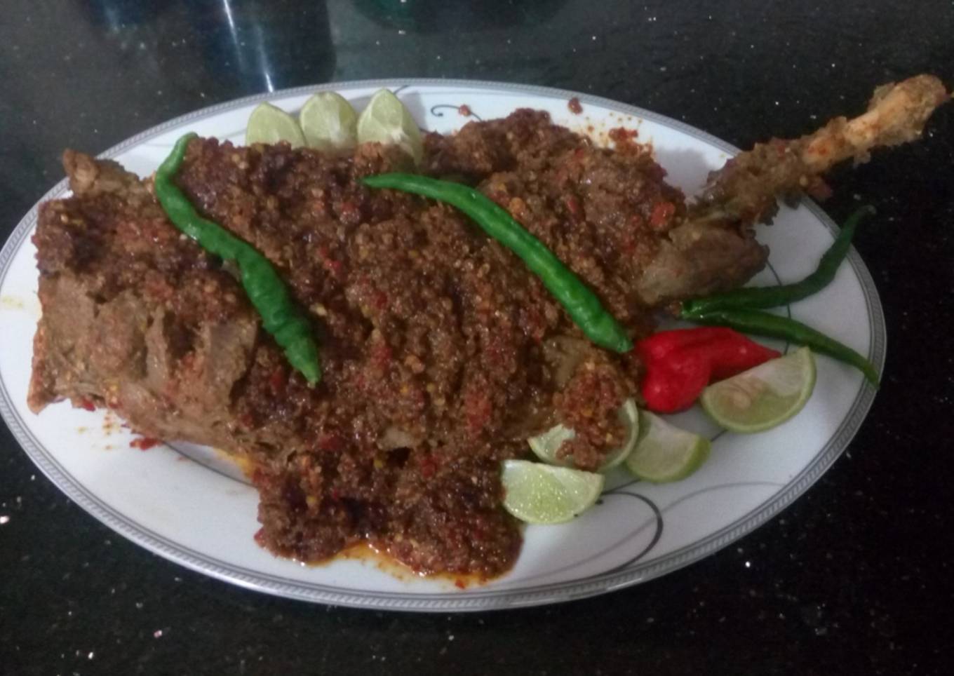 Mutton masala Raan