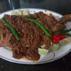 A picture of Mutton masala Raan.
