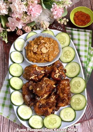 Foto resep Ayam Panggang Saus Kacang Mede