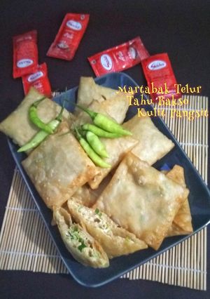 Foto resep Martabak Telur Tahu Bakso Kulit Pangsit