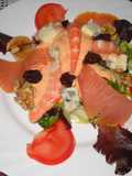 Ensalada gourmet con salmón y langostino (3)