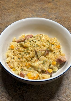 A picture of Dirty Cajun Orzo.