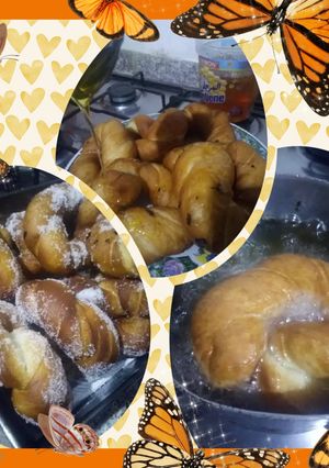 صورة لوصفة كعك مقلي بالعجينة السحرية