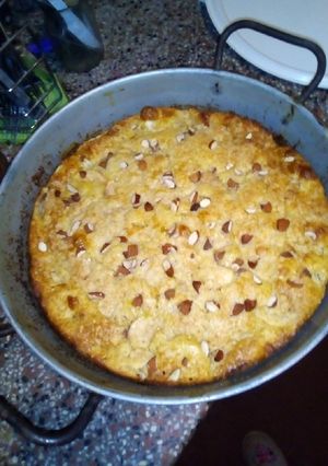Una foto de Tarta grande de manzana!
