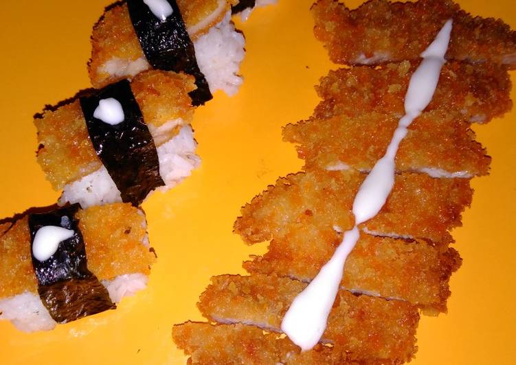 Chicken katsu & sushi katsu by pelangi