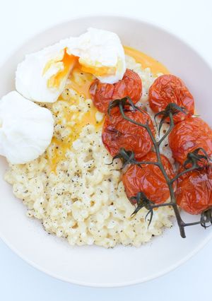 Une photo de Risotto de coquillettes