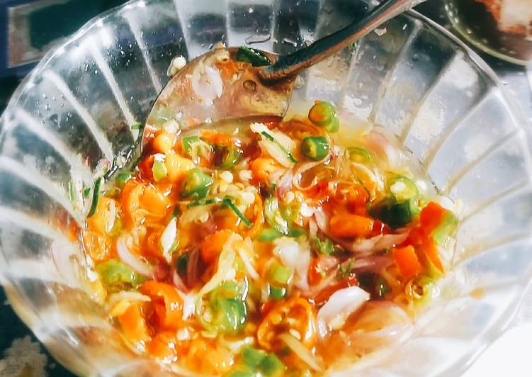 Resep Sambal Matah, Enak Banget