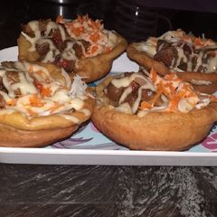 A picture of Tortilla bowls.