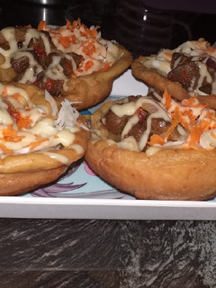 A picture of Tortilla bowls.