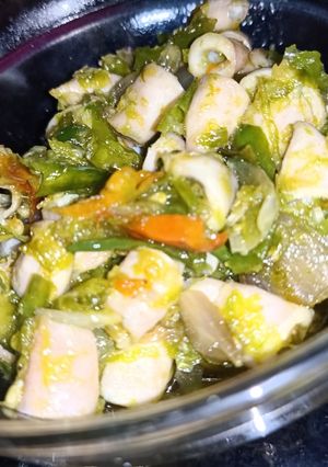 Foto resep Cumi asin sambal ijo