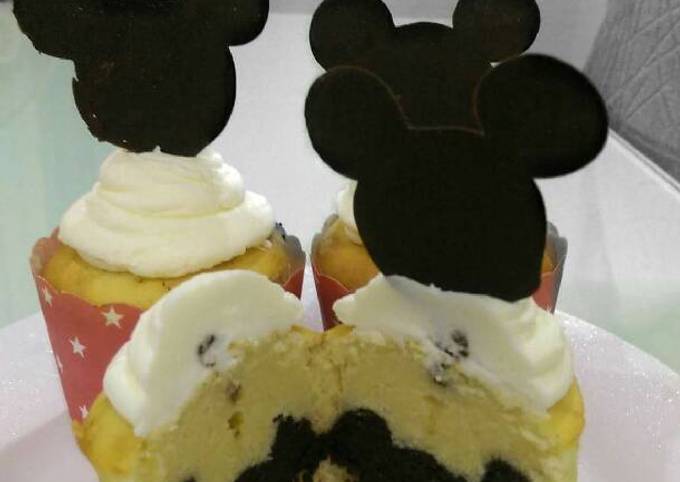 Mickey cup cake recipe main photo