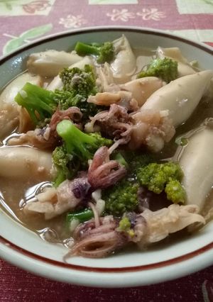 Foto resep Cumi cah brokoli