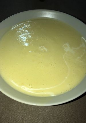 Una foto de Puré de calabacín Dieta (Thermomix)