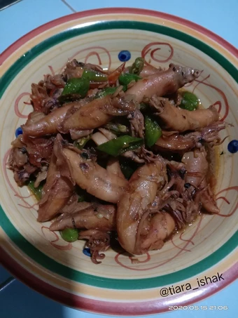 Cara Gampang Membikin Resep  Oseng cumi asin manis yang Menggugah Selera, Lezat