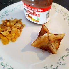 A picture of Nutella honey bunch wrap.