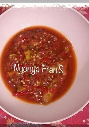 Foto resep Sambal mentah mangga ala nyonya fran's
