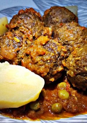 Beef kofta curry ainihin hoton girkin
