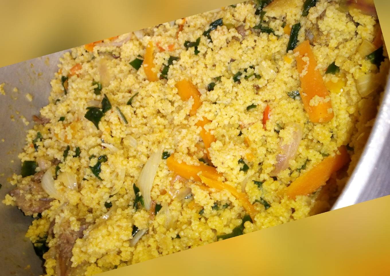Stir fry carrot couscous😋