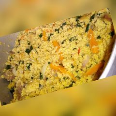 A picture of Stir fry carrot couscous😋.