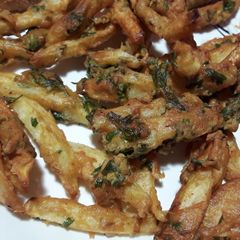 Crispy Pakodra Fries A picture of Crispy Pakodra Fries.