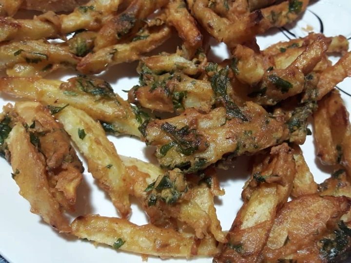 Recipe Crispy Pakodra Fries which Delicious
