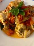 Tomato and Onion Chicken (Leftover Chicken Recipe)