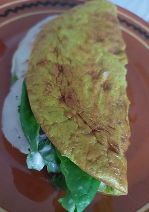 Spenótos lepény recept fotója