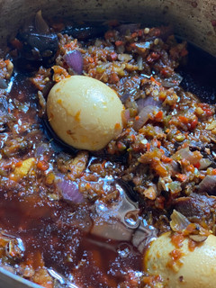 A picture of Ofada sauce.